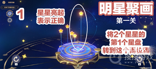 原神明星聚画第一关通关方法-原神明星聚画第一关怎么通关