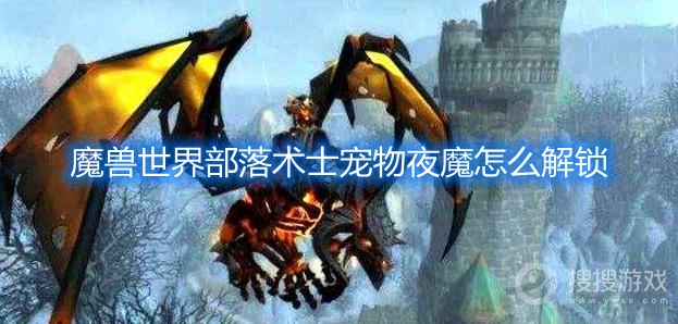 魔兽世界部落术士宠物夜魔怎么解锁-魔兽世界术士夜魔任务攻略