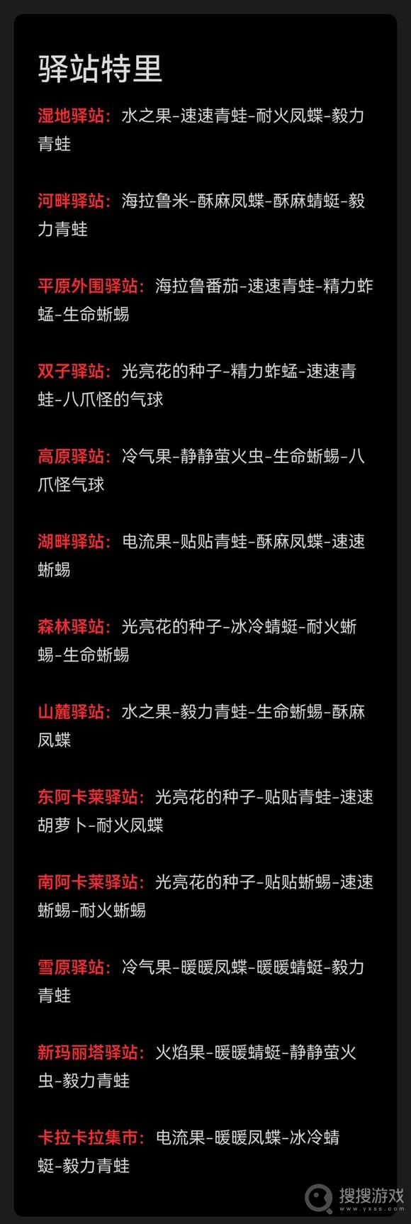 塞尔达传说王国之泪驿站特里贩卖的东西一览-塞尔达传说王国之泪驿站特里贩卖的东西是什么