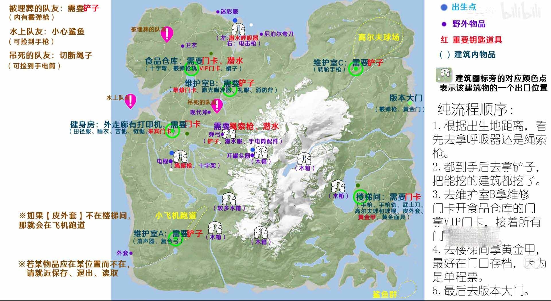 森林之子所有道具地图收集位置介绍-森林之子所有道具地图收集位置在哪里