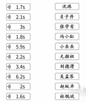 文字成精连经典台词听语音连出对应人物通关方法-文字成精连经典台词听语音连出对应人物怎么通关