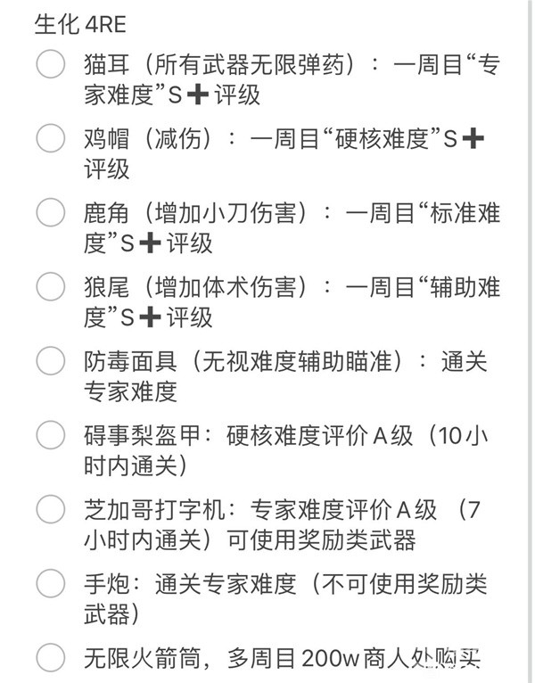 生化危机4重制版全饰品解锁条件一览-生化危机4重制版全饰品解锁条件是什么