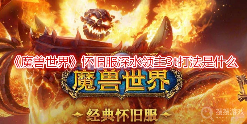 魔兽世界怀旧服深水领主3t打法是什么-魔兽世界怀旧服深水领主3t打法介绍