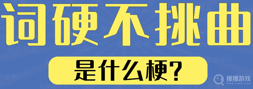 词硬不挑曲是什么意思-词硬不挑曲是什么含义