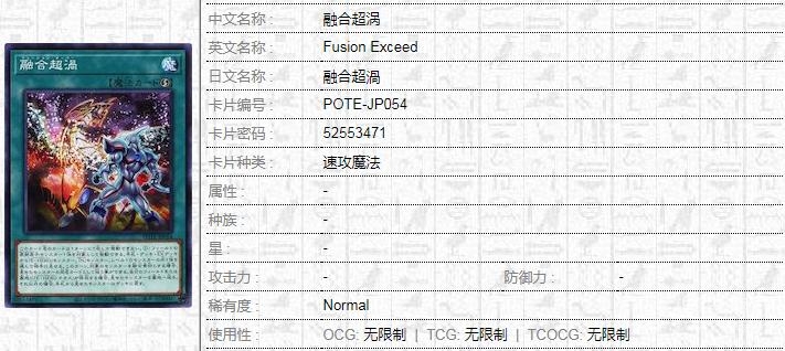 游戏王1109融合超涡效果是什么-游戏王1109融合超涡效果介绍