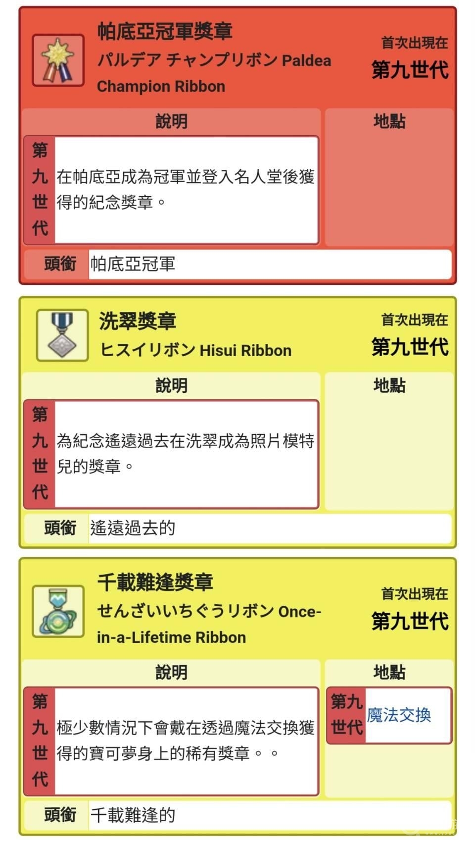 宝可梦朱紫第九世代新增奖章获取方法-宝可梦朱紫第九世代新增奖章怎么获取